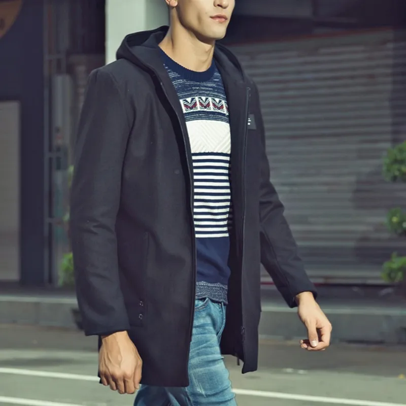 men jacket coat black