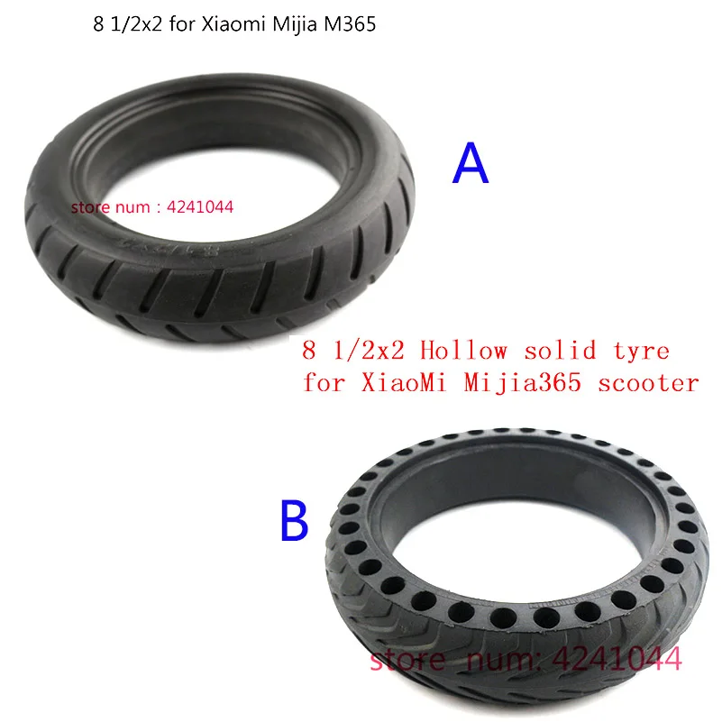 Обновленные твердые шины полые непневматические шины колеса 8 1/2x2 для Xiaomi Mijia M365 амортизатор скутера противоскользящие шины