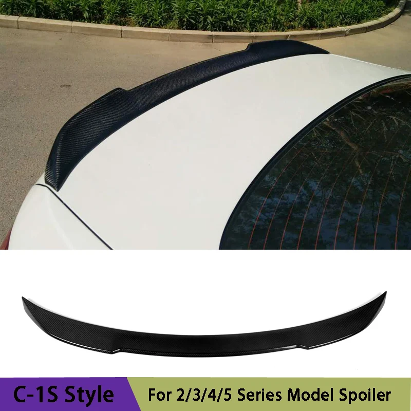 

CS Style Carbon fiber Trunks Spoiler Fit For BMW E92 F30 F10 F33 F36 F82 M4 G30 G38 F90 E90 F80 M3