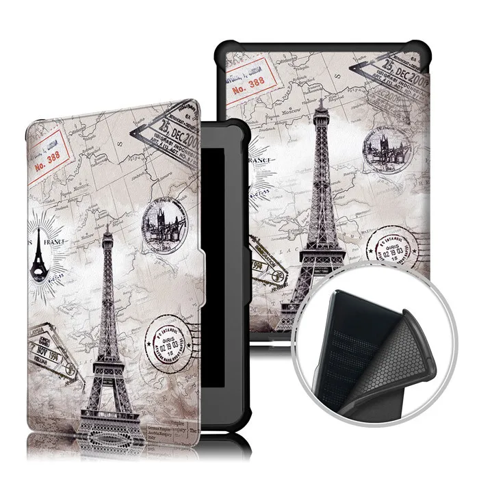 50Pcs PU Leather Cover Case for Kobo Clara HD 6 6" inch Ebook Reader+ Screen Film