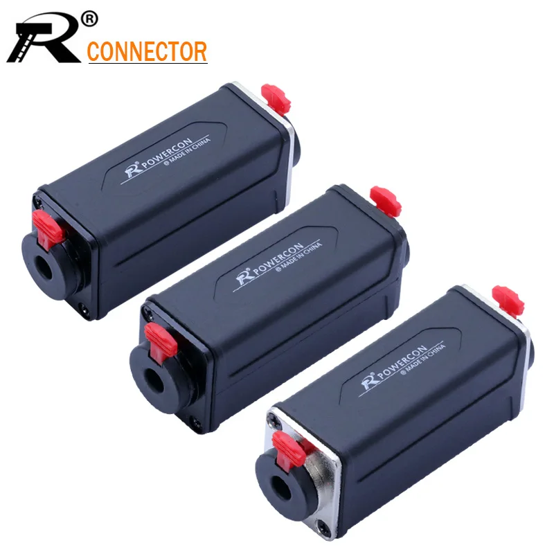 

1PC 3PIN XLR/Jack 6.35mm Dual Function Panel Mount Adapter Speakon Extended Straight Adapter