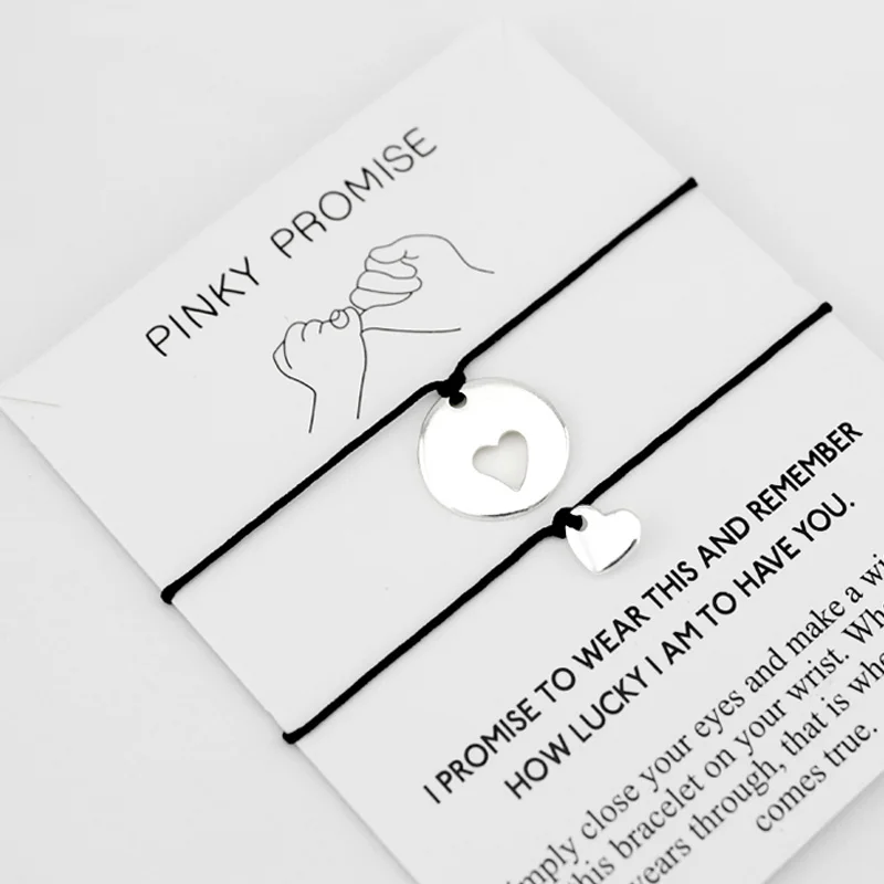 Pulseras de corazón complementarias