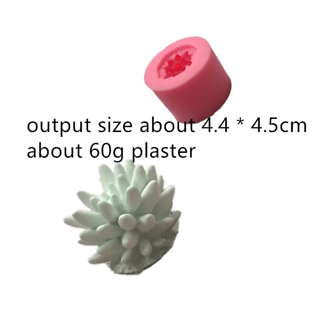 

Cactus Flower Shape 3D silicone mold Hand Making Ceramic Craft Clay Silicone Mold