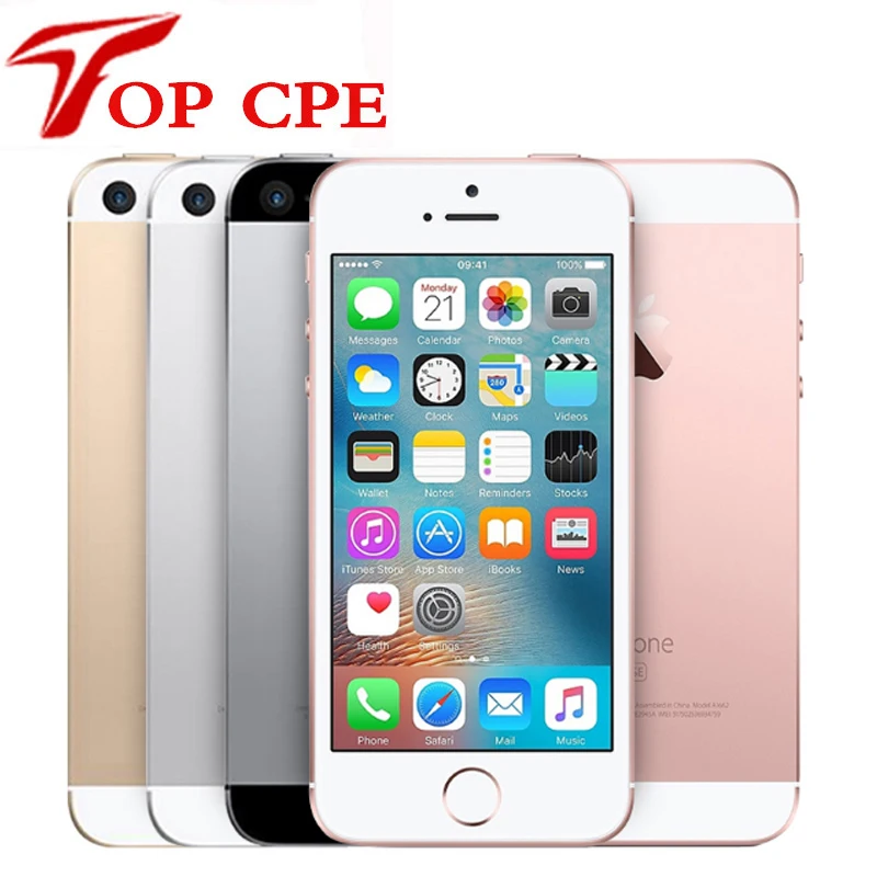 Оригинальный разблокированный Apple iPhone SE мобильный телефон 4G LTE Touch ID WIFI 4 0 дюйма 12