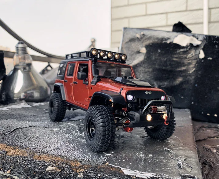 Ручная работа 1:24 RC Гусеничный gk24 альпинистская мофификация автомобиля модифицированная модель автомобиля для Wrangler