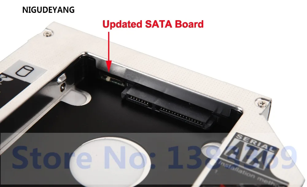 NIGUDEYANG 2nd SATA HDD SSD жесткий диск Caddy для Dell Vostro 3700 3750 3450 3500|Корпус жесткого диска| |