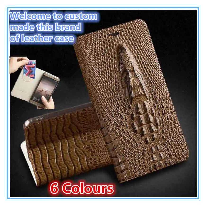  QH10 Genuine leather flip case with card slot for Asus ZenFone 3 Deluxe ZS570KL phone case for ZenF