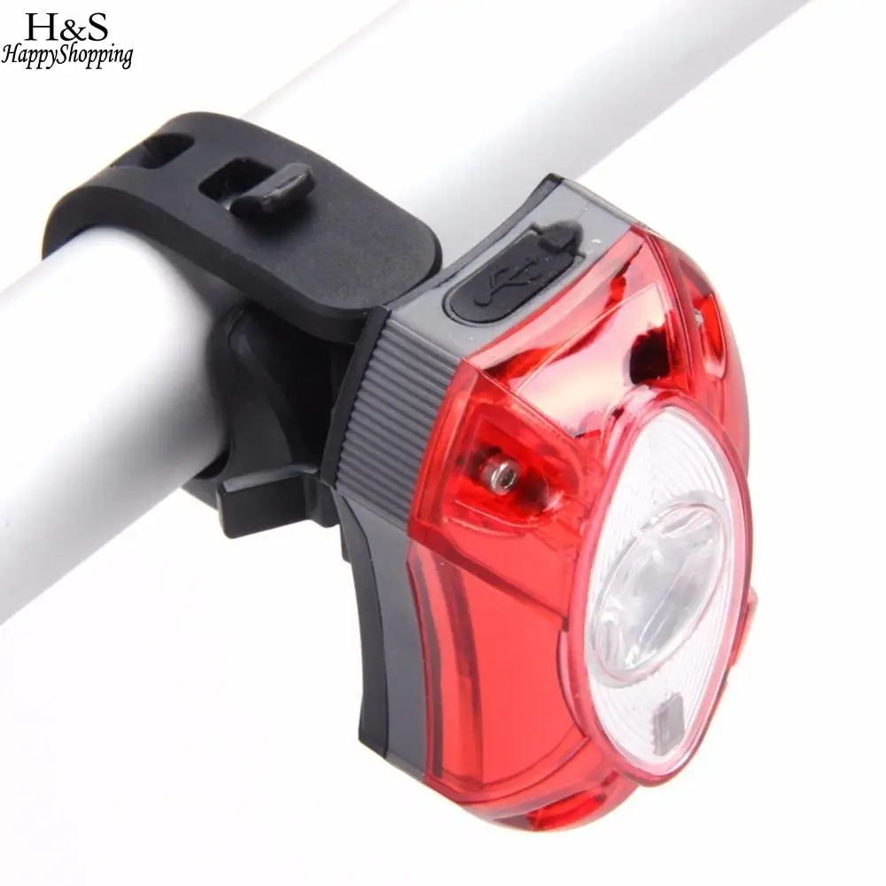 

Raypal Tail Light Lamp Rear Taillight Rechargeable Safety Waterproof Light Bike Bright USB Rain Hot Bicycle LED Cycling