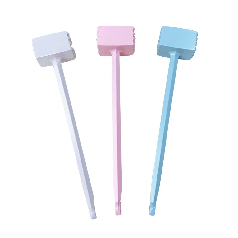 

3pcs/Pack Aluminium Alloy Meat Tenderiser Hammer Double-Side Beef Steak Hammer For Home Kitchen Gadget (Pink + Blue + White)
