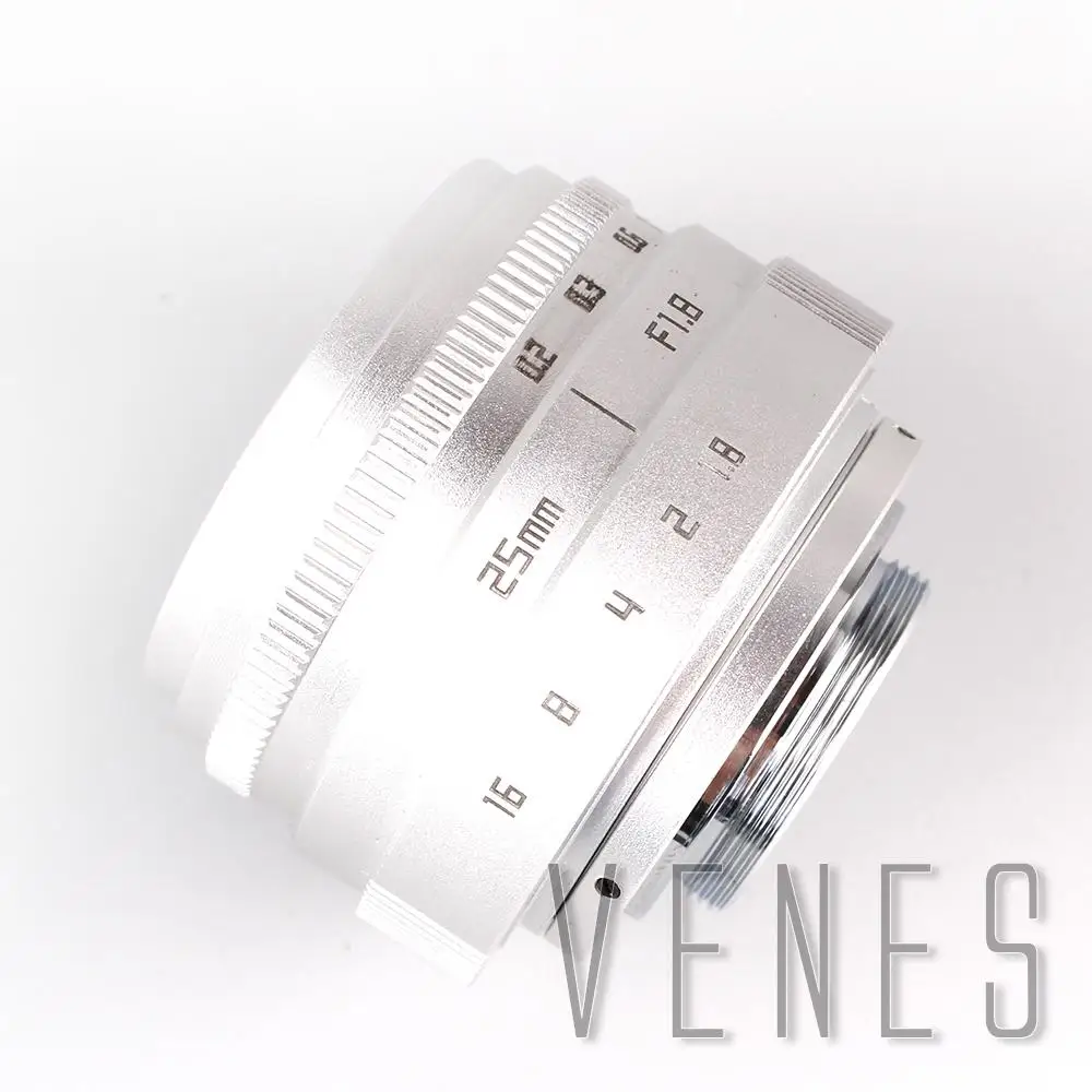 Mini 25mm F1.8 APS-C Television T.V Lens/CCT.V Lens For 16mm C Mount Camera Lens