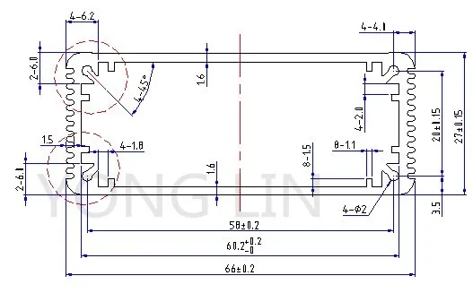 2 шт./алюминий/розетка коробка/переключатель коробка 66*27-100 топ продаж алюминиевый корпус для электронных