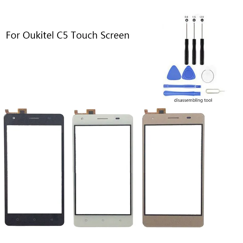 Сенсорный экран для Oukitel C5 5 дюймов дигитайзер стекло оригинальные запасные части