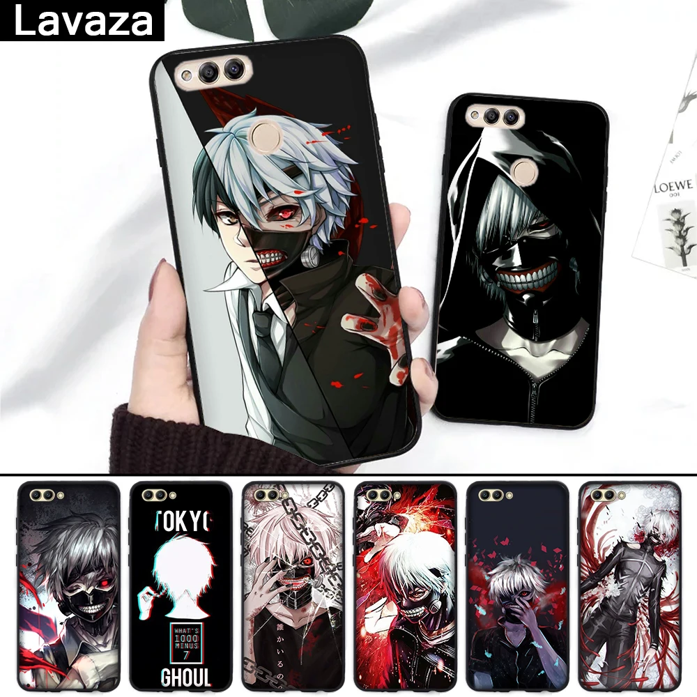 

Lavaza Anime Tokyo Ghoul Silicone Case for Huawei Honor 6A 7A 3GB Pro 7X 8 Lite 8X 8C 9 Note 10