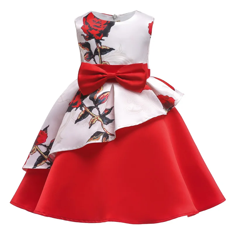 Детское платье с цветочным узором для девочек; платье принцессы; костюм для девочек; Свадебные Платья с цветочным узором для девочек; праздничное платье; vestidos