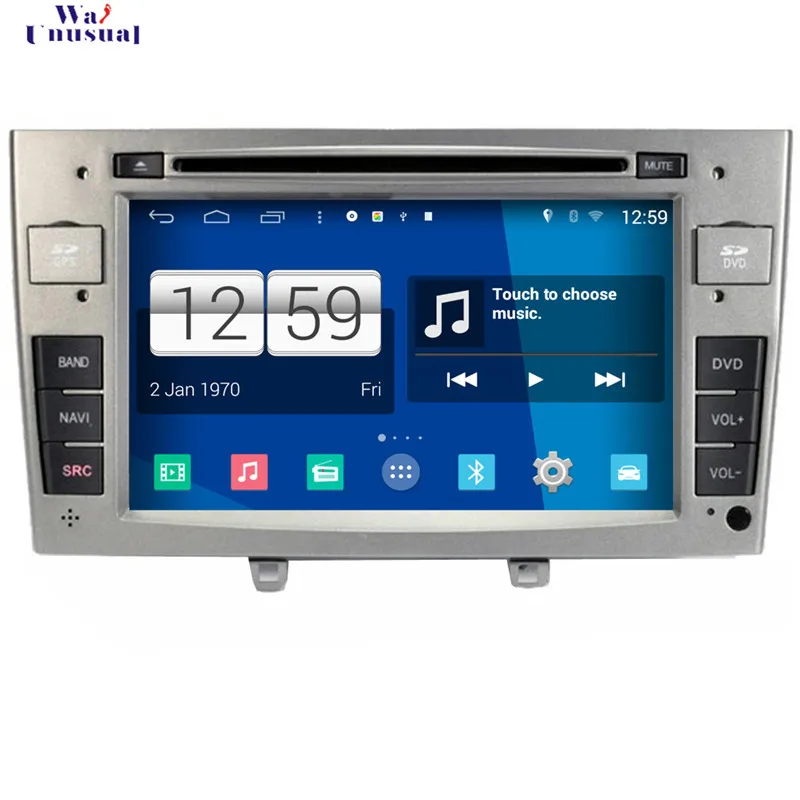 WANUSUAL 2017 автомобиль-Стайлинг 7 ''чистый андроид 6.0.4 Автомобильный мультимедийный плеер для peugeot 408 gps навигации с WI-FI BT 3g 1024*600