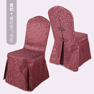 Подгонянные свадебные чехлы на стулья 10 шт./лот вечерние свадебное оформление отеля чехлы на стулья для обеденного стула чехол на стул для дома - Цвет: dark burgandy