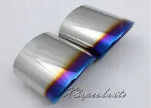 Cool Stainless Steel Single Throat Exhaust Muffler Tip Pipe For Dodge Journey/Jcuv 2009-2014