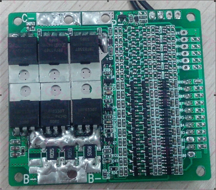 BMS 16S 60V Li-Ion 48V lifepo4 защитная пластина того же порта отдельный порт контроль температуры балансировка функция