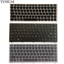 Новая клавиатура для ноутбука lenovo Ideapad S300 S400 S405 S400T S400u M30-70 25208654 25208594 US черный/белый