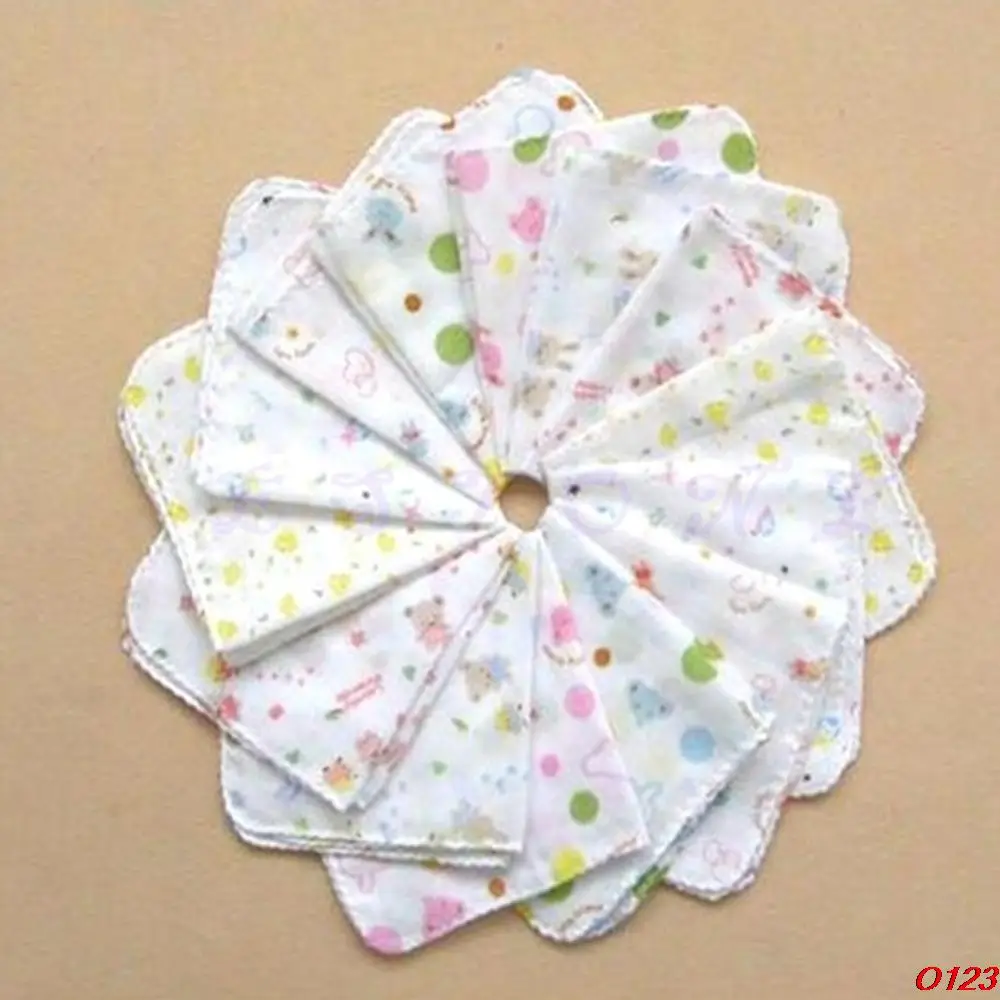 

10pcs Baby Feeding Towel Infants Cotton Handkerchief Gauze Nursing Towel Clean