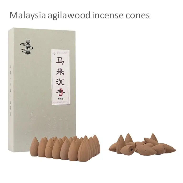 32pcs Natural Reflux Tower Incense Indian Incense Malaysia Agilawood