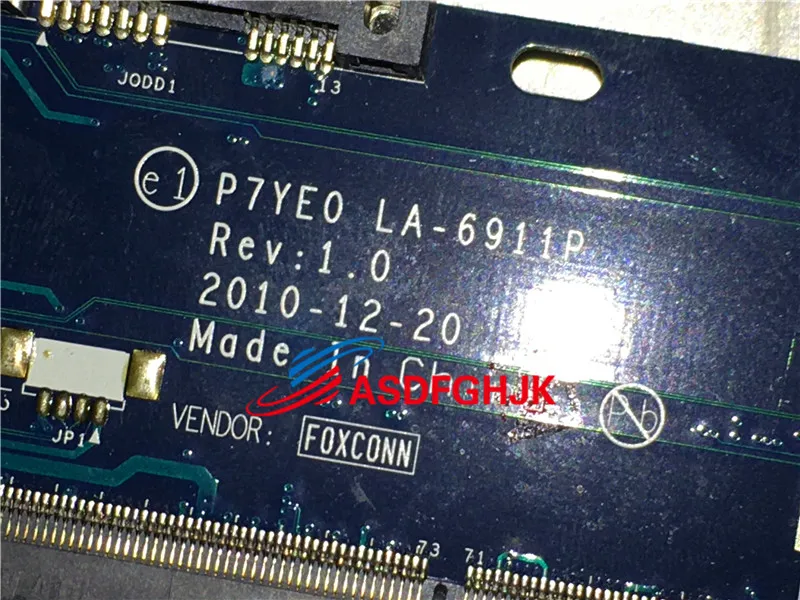 MBRB102002 MB. RB102.002 لشركة أيسر أسباير 7750 7750G اللوحة المحمول P7YE0 LA-6911P 100% TESED موافق