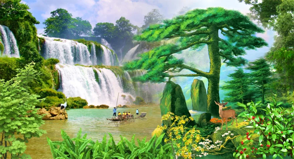 3d valley. Фэнтези пейзажи. Сельский пейзаж. Valley 3d. 3d valley.