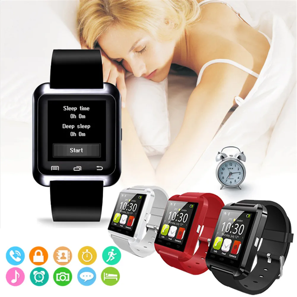 

Smartwatch Bluetooth Smart Watch U8 For iPhone IOS Android Smart Phone Wear Clock Wearable Device Smartwatch PK GT08 DZ09
