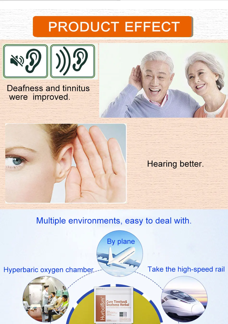 Натуральный травяной порошок формула для лечения в ушах, потери слуха и глухоты, лечения рассеянного склероза
