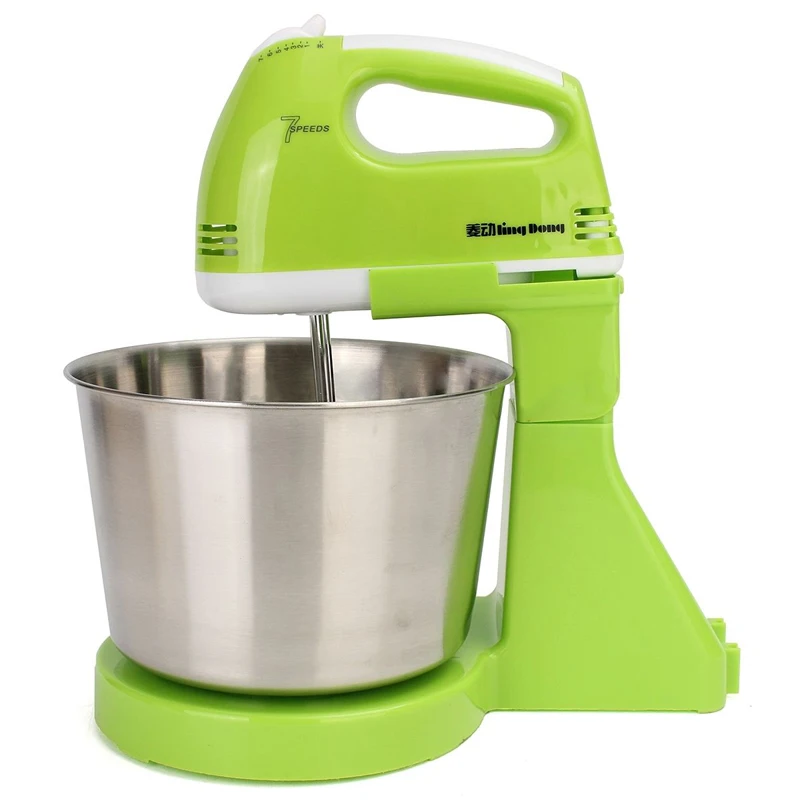 JX-LCLYL 7 Speed 220V Kitchen Electric Stand Mixer Hand Countertop Homemade Cakes Muffins
