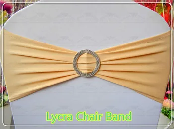 

1/2----With Round Buckle---- Spandex/Lycra Band/Expan Chair Bands/Chair cover sash For Wedding Party Banquet Decorations