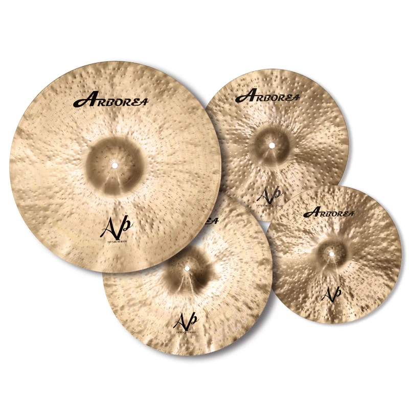 Arborea AP series Набор тарелок: 1" hihat+ 16" crash+ 1" crash+ 20" ride+ cymbal bag