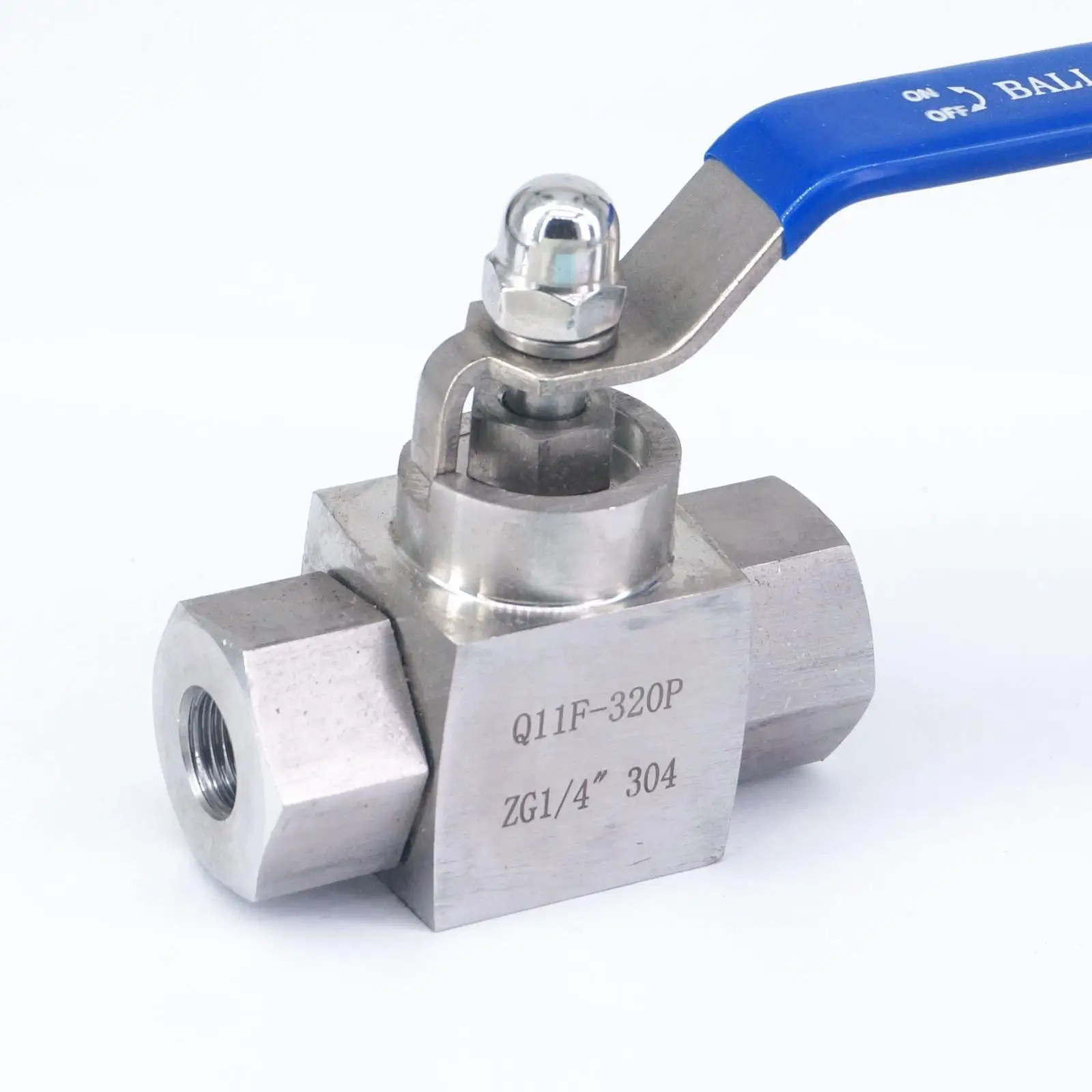 1/" BSP Женский 304 из нержавеющей стали запорный шаровой клапан для воды, газа, масла высокого давления 32MPA