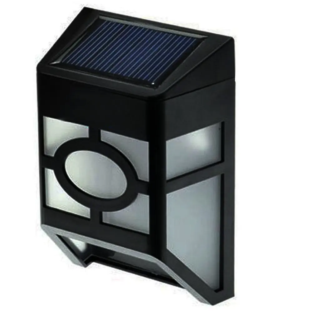Waterproof Outdoor ip33 Solar Powered photo sensor Lights for House Outdoor Wall Lamp Landscape Garden Fence