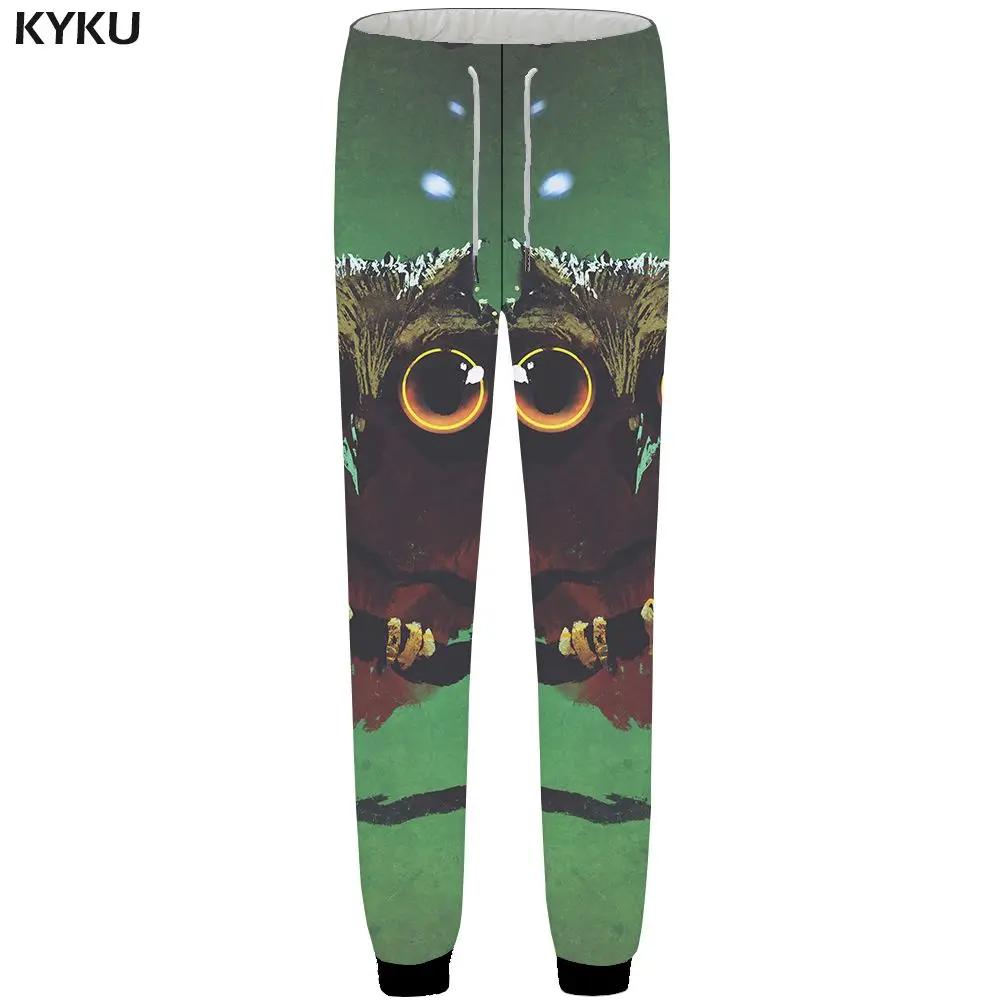 KYKU бренд музыка спортивные штаны Мужские штаны с рисунком Jogger живопись красочные 3d печать брюки мешковатые Бодибилдинг Фитнес мужские брюки - Цвет: Mens Pants 14