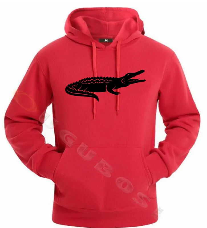 

Arrival Fashion Casual winter autumn sweatshirts Crocodile Animal Print Brand Clothing Cotton Mens hoodies