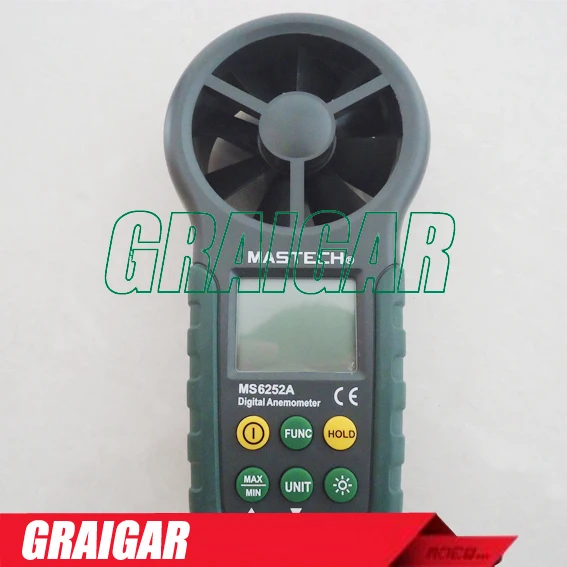 

MS6252A Digital Anemometer Air Volume Measurement LCD Backlight