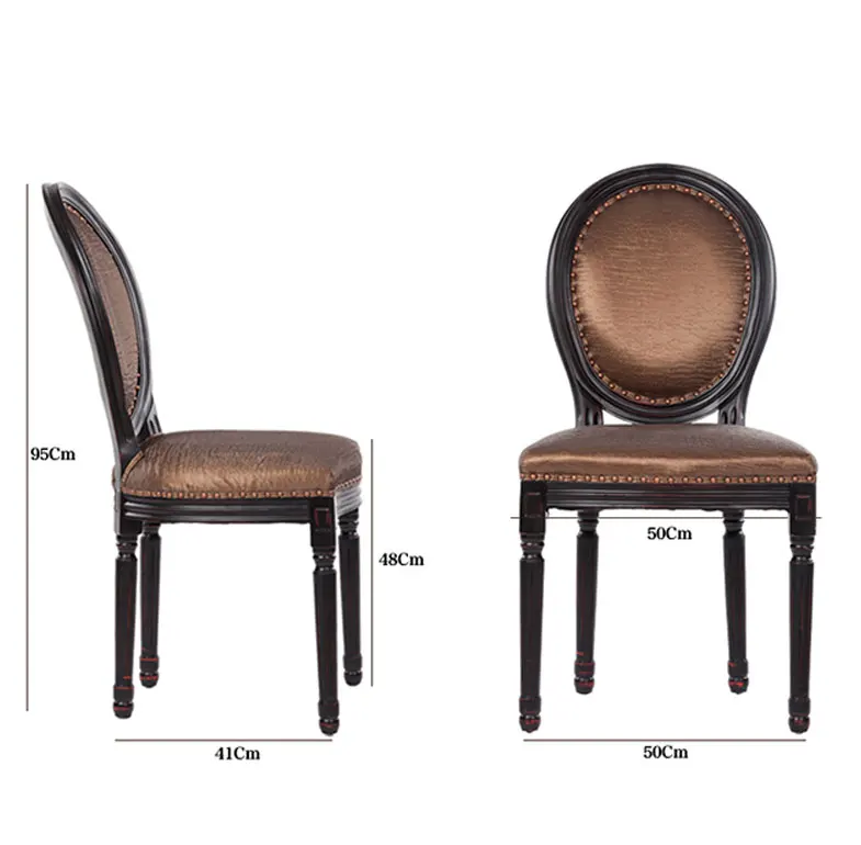 Луи Мода обеденные стулья ресторан, классический, кофе, ретро, стол из массивной древесины, бытовая специальная