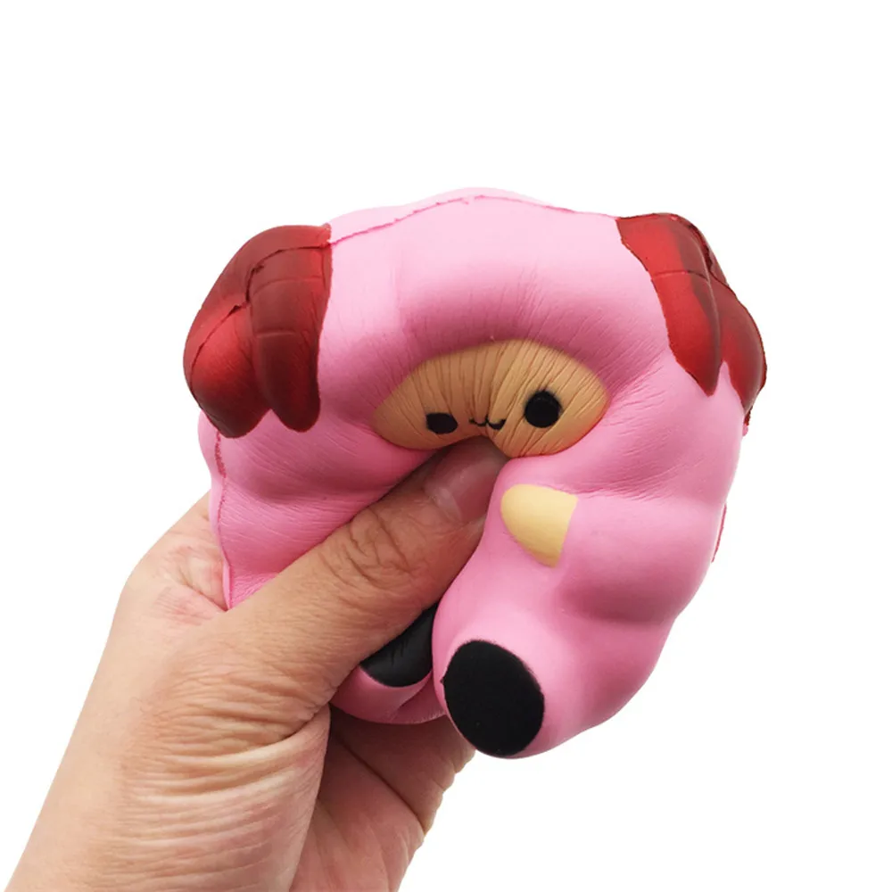 Squishi Kawaii Animales Silicone Toy Squishy Sheep Cream Scented Toy Slow Rising Stress Relief Kids Squeeze Toy Cute Gifts 25-30