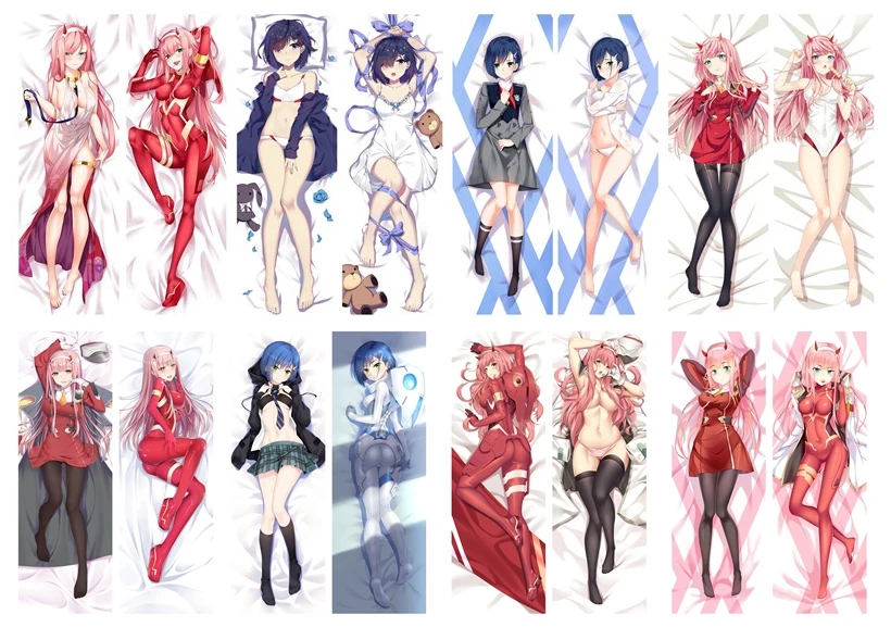 

Anime Dakimakura Body Darling In The Franxx 150x50cm 100x35cm Pillow Case Cover Manga 1