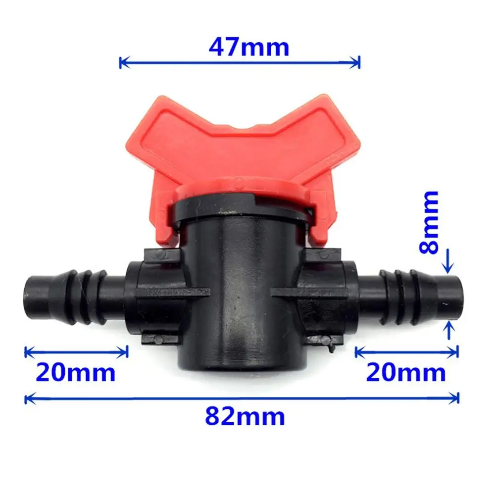 8mm Колючая краны клапан садовый шланг пробки разъем для внутренний диаметр 5/8/13/16/21 мм гибкий шланг для капельного орошения водой клапан 3 предмета в комплекте - Цвет: 8mm