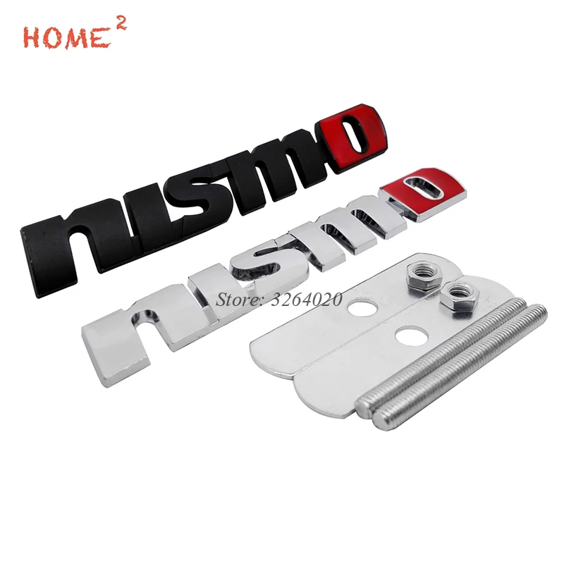 Логотип для Nismo 3D Автомобильные Передние наклейки металлическая эмблема решетки