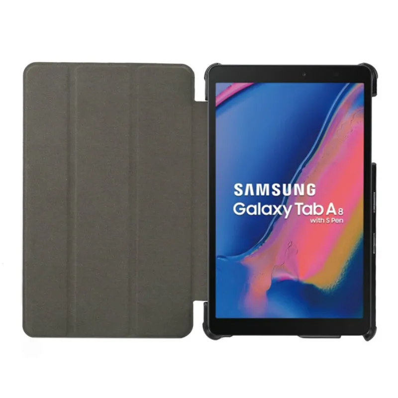 Ультратонкий чехол для Samsung Galaxy Tab A8 с S Pen 8 0 дюйма 2019 тройным складыванием на