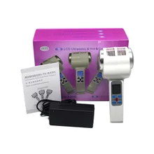 Горячее предложение! Распродажа! Ультразвуковая криотерапия горяче-холодный молоточек Лимфатическая подтяжка кожи лица затянуть массажер для лица криотерапия терапия красоты машина