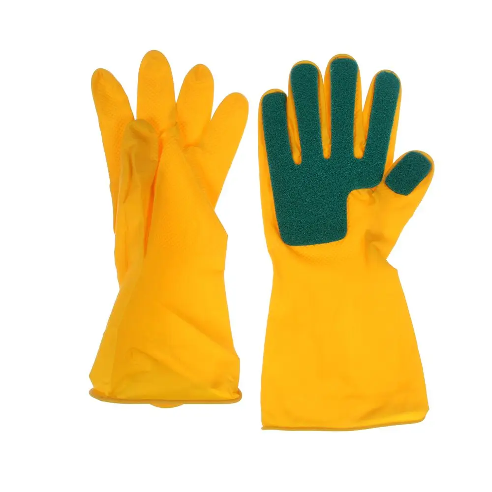 1 Pair Creative Home Washing Cleaning Gloves Garden Kitchen Dish Sponge
