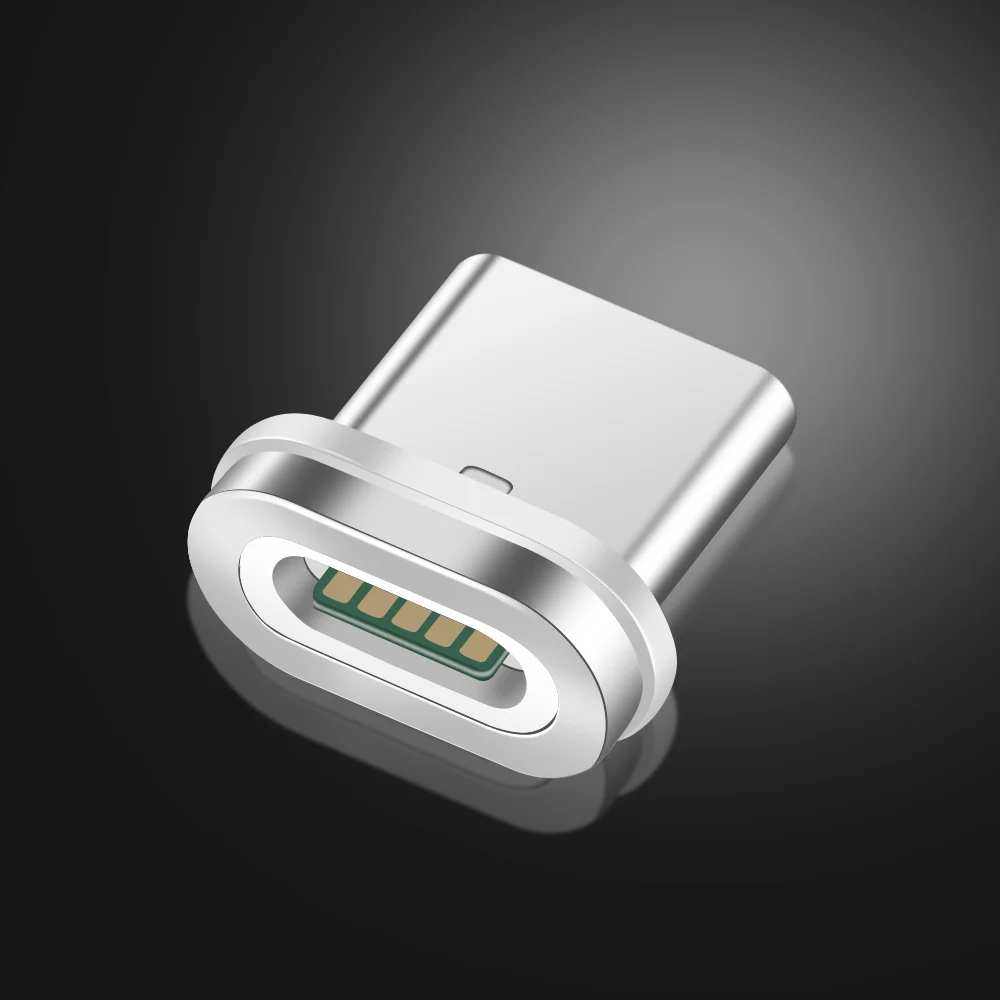 Магнитный кабель OLAF, usb type C, супер быстрая зарядка, USB C, светодиодный, магнитное зарядное устройство для samsung S8 S9, huawei mate 20 Lite, кабели - Цвет: Only For Type C