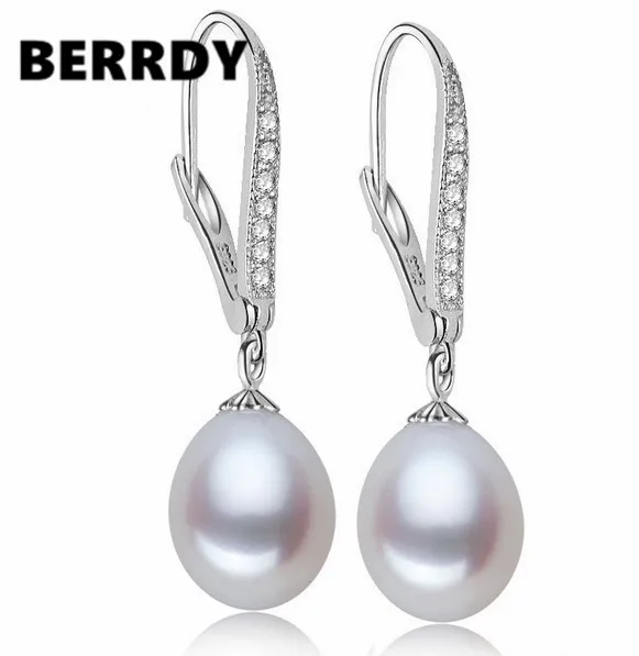

REAL PEARL 3 Color Natural Pearl Earrings Fashion Nice Earrings for Beautiful Bride Party Wedding Gift