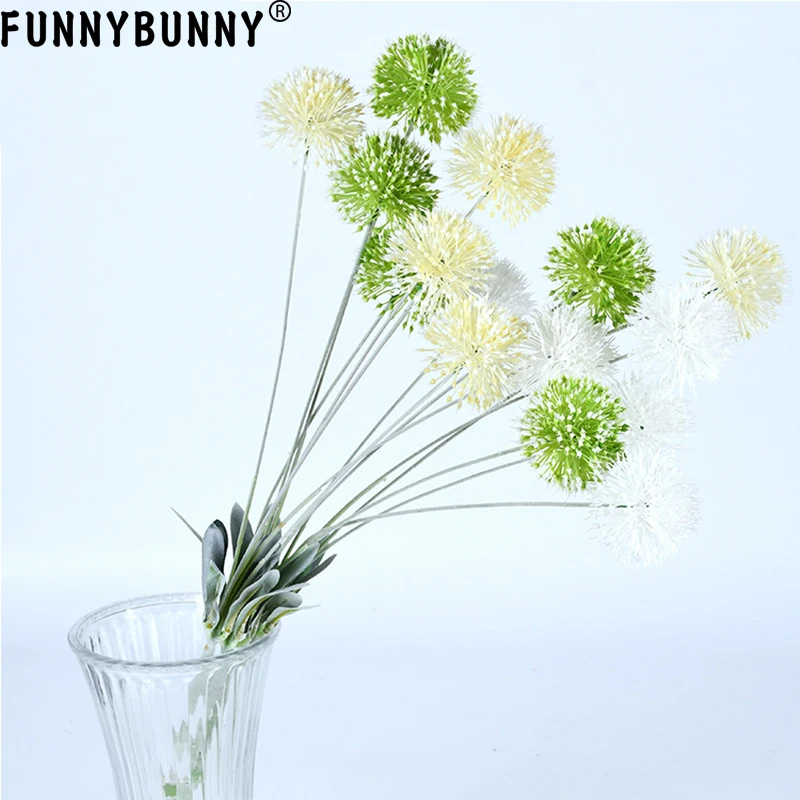 FUNNYBUNNY 1 шт. искусственные шелковые цветы Одуванчик цветочный свадебный букет