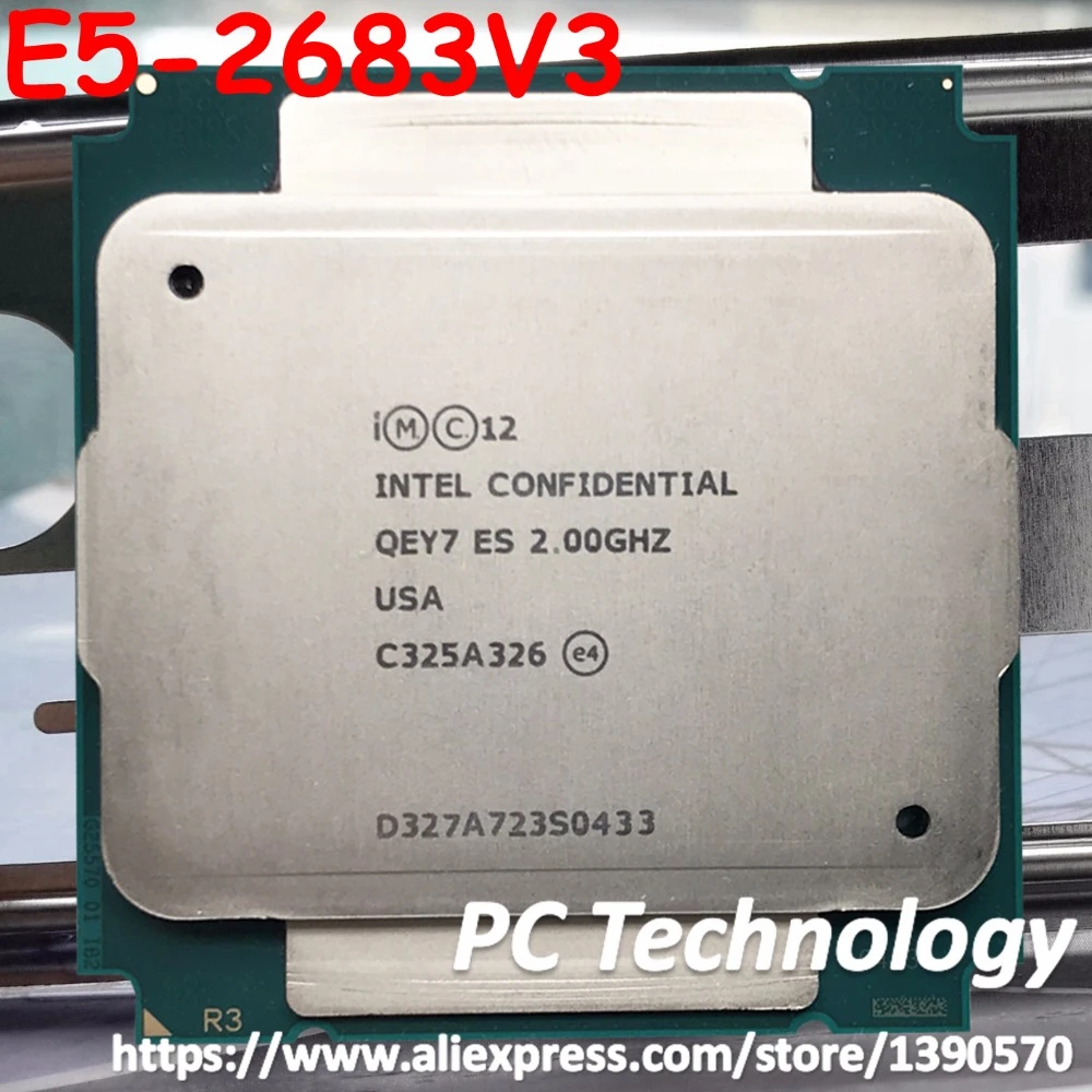 Original Intel Processor E5 V3 E5-2683v3 Es Version E5 2683v3 Qey7 2.0ghz  Cpu 14-cores Free Shipping E5-2683 V3 - Cpus - AliExpress