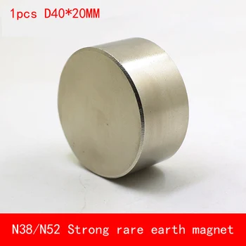 

1PCS round D40x20mm N52 Super Powerful Strong Rare Earth Block Neodymium Magnet N38 N52 Magnets diameter 40*20mm